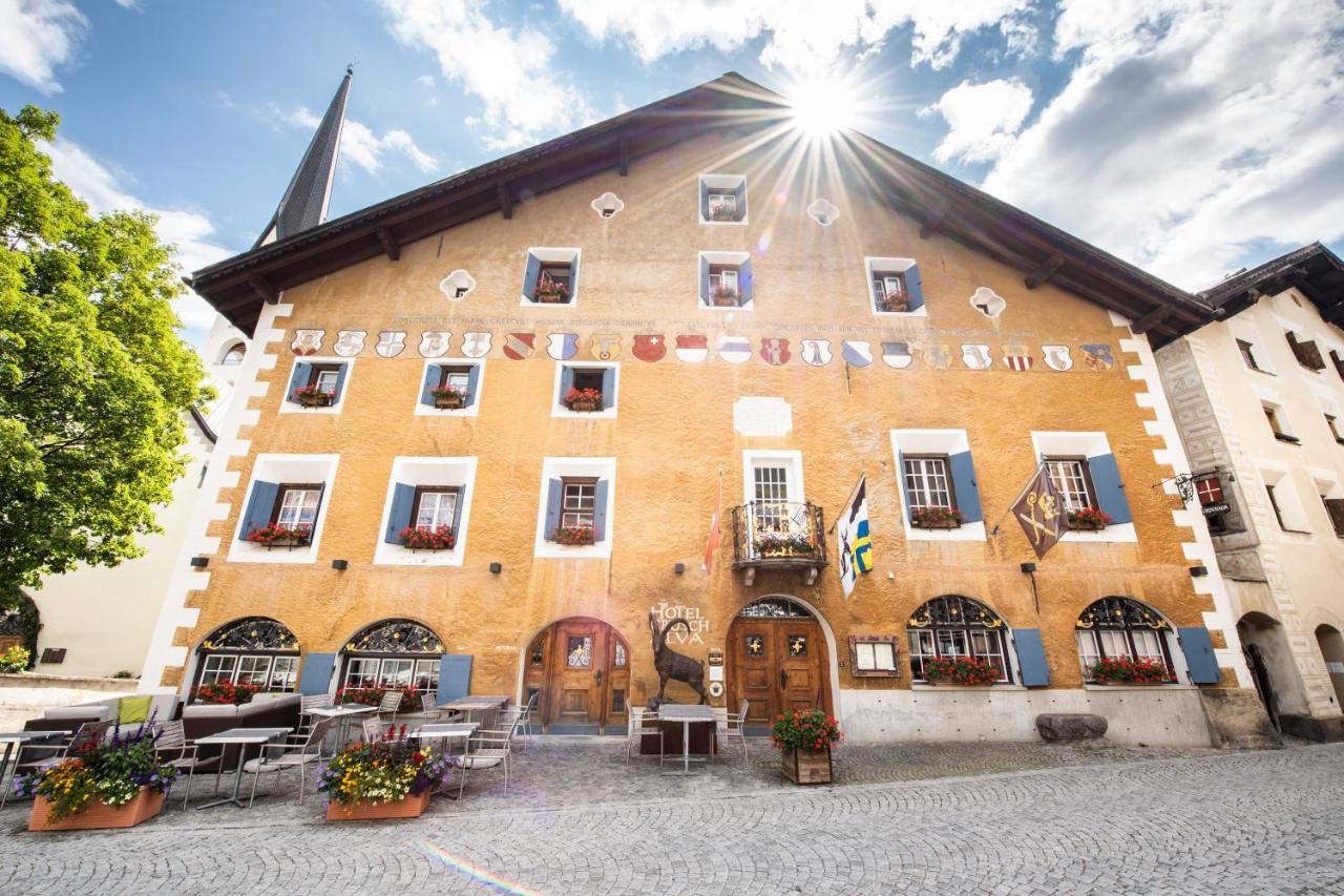 Historic Hotel Crusch Alva Zuoz Exterior foto